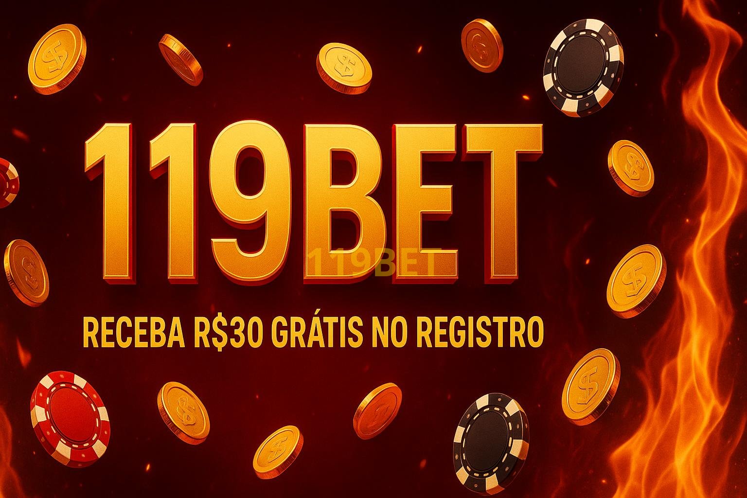 119bet Banner - Receba R$30 grátis